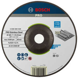 BOSCH PRO研削砥石 ステンレス用180mm 2608600540 BOSCH PRO研削砥石 ステンレス用180mm 2608600540