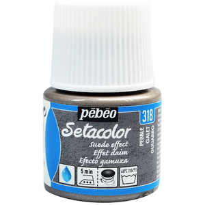 ペベオジャポン 布用水性アクリル絵具セタカラースウェード 45ml ペブル 295318 ペベオジャポン 布用水性アクリル絵具セタカラースウェード 45ml ペブル 295318