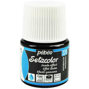 ペベオジャポン 布用水性アクリル絵具セタカラースウェード 45ml アンスラサイト 295320 ペベオジャポン 布用水性アクリル絵具セタカラースウェード 45ml アンスラサイト 295320