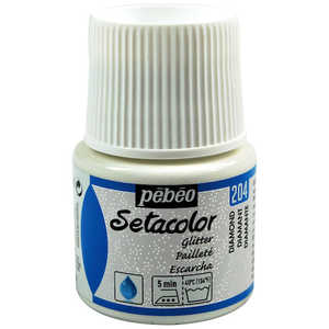 ペベオジャポン 布用水性アクリル絵具セタカラーグリッター 45ml ダイアモンド 329204 ペベオジャポン 布用水性アクリル絵具セタカラーグリッター 45ml ダイアモンド 329204