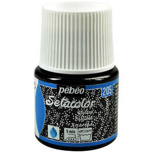 ペベオジャポン 布用水性アクリル絵具セタカラーグリッター 45ml オニキス 329205 ペベオジャポン 布用水性アクリル絵具セタカラーグリッター 45ml オニキス 329205