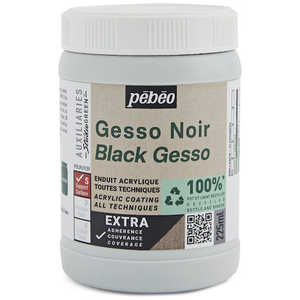 ペベオジャポン ブラックジェッソ エコデザイン アクリリック ORIGIN 225ml 818623 ペベオジャポン ブラックジェッソ エコデザイン アクリリック ORIGIN 225ml 818623