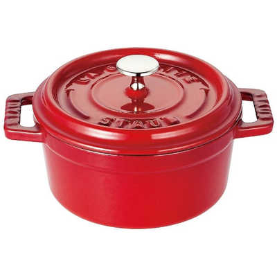 STAUB 《IH対応》ホーロー鍋 ｢ミニピコココットラウンド｣(200ml) 40509