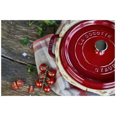STAUB 《IH対応》ホーロー鍋 ｢ミニピコココットオーバル｣(200ml) 40509