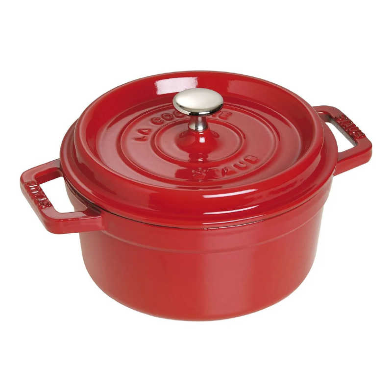 STAUB STAUB 《IH対応》ホーロー鍋 ｢ピコココットラウンド｣(2.6L) 40509-825 チェリｰ 40509-825 チェリｰ