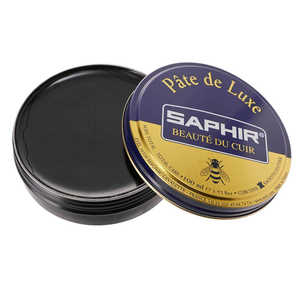 サフィール SAPHIR ルボウ ビーズワックスポリッシュ 100ml 靴クリーム ブラック サフィール SAPHIR ルボウ ビーズワックスポリッシュ 100ml 靴クリーム ブラック