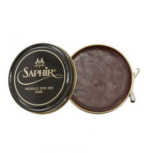 サフィール ノワール Saphir Noir ビーズワックスポリッシュ 50ml 靴ケア 2370.ミディアムブラウン サフィール ノワール Saphir Noir ビーズワックスポリッシュ 50ml 靴ケア 2370.ミディアムブラウン