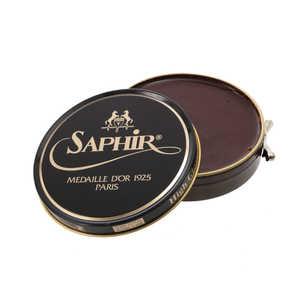 サフィール ノワール Saphir Noir ビーズワックスポリッシュ 100ml ミディアムブラウン サフィール ノワール Saphir Noir ビーズワックスポリッシュ 100ml ミディアムブラウン