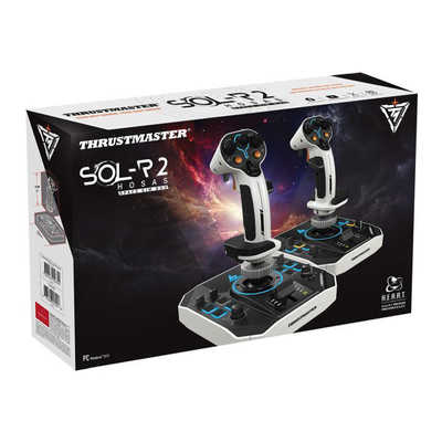 (希少)Thrustmaster フライトスティック　箱・付属品付 THRUSTMASTER フライトスティック Sol-R2 HOSAS Space Sim Duo