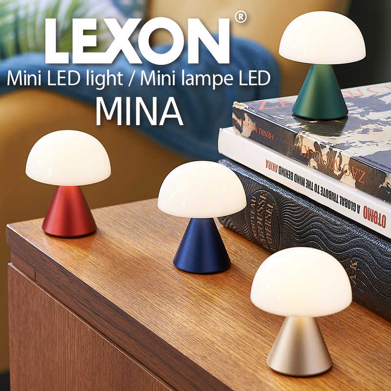 LEXON LEXON 最大12時間点灯可能！充電式 ミニLEDランプ MINA USB 調光機能 ランプ インテリア デザイナーズ 蛍光灯 ソフトゴールド ［LED /充電式］ LH60MD LH60MD