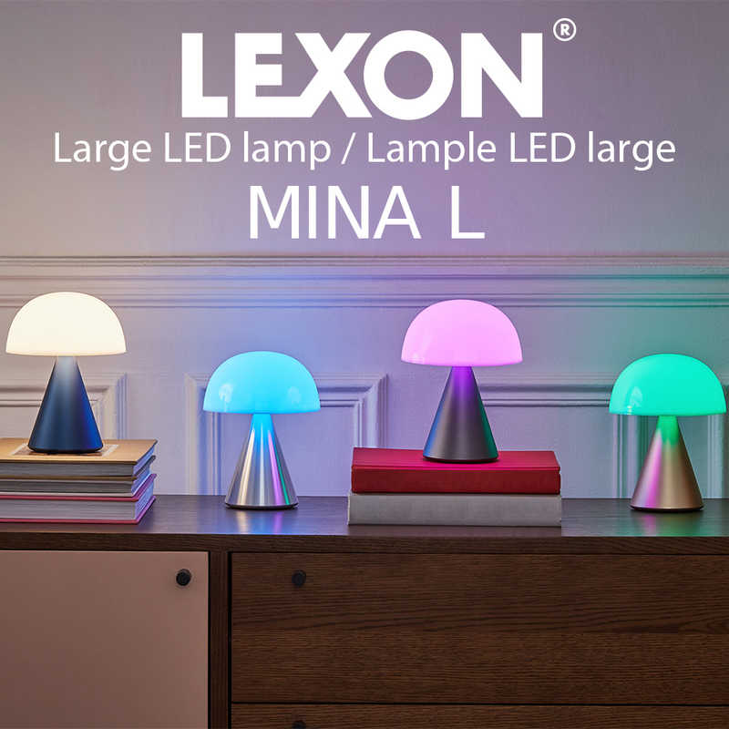 LEXON LEXON LEXON Mina L ポータブルLEDランプ アルミニウム/ダークブルー [LED /防滴型] LH65 LH65