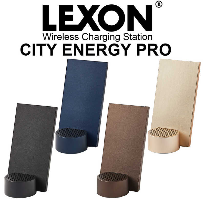 LEXON LEXON ワイヤレス充電器 LEXON CITY ENERGY PRO BLACK [USB Power Delivery対応 /1ポート] LD145 LD145