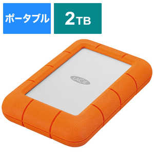 エレコム　ELECOM LaCie ラシー 外付けHDD USB-C接続 Rugged Mini(Mac/Win) [2TB /ポータブル型] LAC9000298