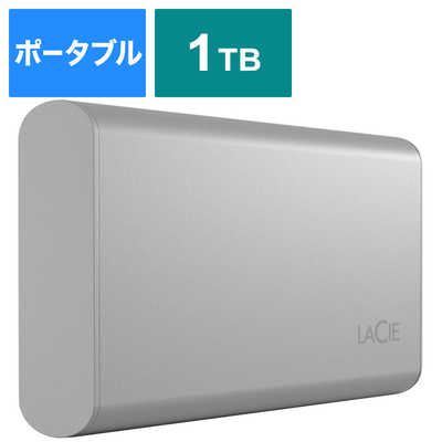 エレコム ELECOM LaCie ラシー 外付けSSD USB-C接続 Portable SSD v2
