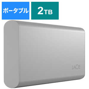 エレコム ELECOM LaCie ラシー 外付けSSD USB-C接続 Portable SSD v2(Mac/Win) [2TB /ポータブル型] STKS2000400