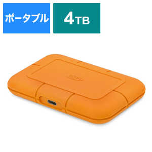 エレコム ELECOM LaCie Rugged SSD 外付け 4TB USB3.2 USB Type-C×1【 Windows Mac iPad 】対応 STHR4000800