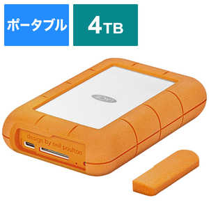 エレコム ELECOM 外付けHDD [ポータブル型 /4TB] オレンジ STGW4000800