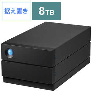 エレコム ELECOM 外付けHDD USB-C+USB-A接続 LaCie 2big RAID [据え置き型 /8TB] STHJ8000800