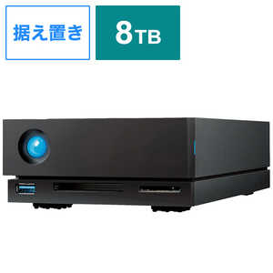 ＜コジマ＞ エレコム ELECOM 外付けHDD Thunderbolt+USB-A接続 1big dock [据え置き型/8TB] STHS8000800画像