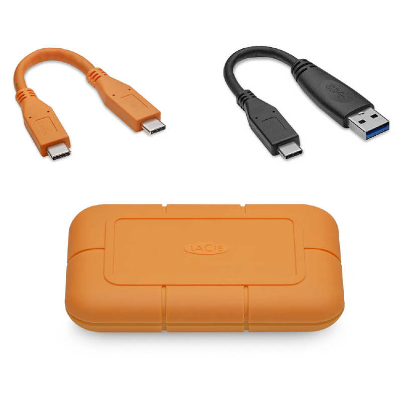 エレコム　ELECOM エレコム　ELECOM LaCie ラシー Rugged SSD 500GB Rugged SSD [500GB /ポータブル型] STHR500800 STHR500800