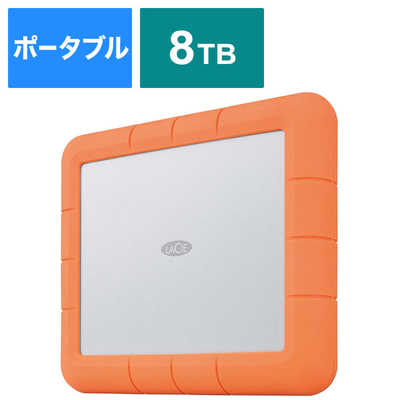 エレコム ELECOM LaCie ラシー 外付けHDD USB-C接続 Rugged RAID  
