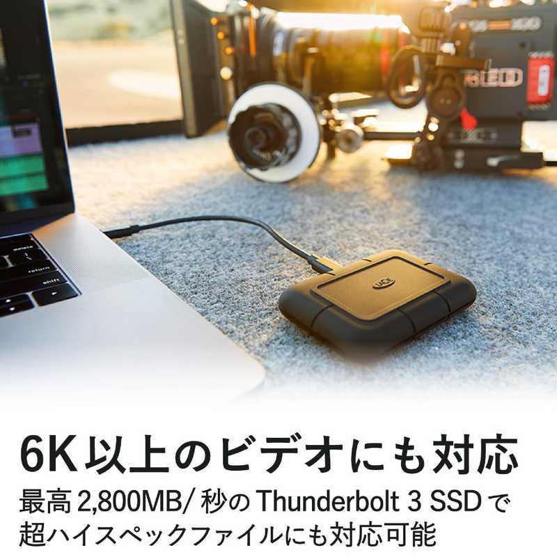 エレコム　ELECOM エレコム　ELECOM LaCie ラシー 外付けSSD Thunderbolt3接続 Rugged SSD Pro [2TB /ポータブル型] STHZ2000800 STHZ2000800