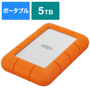 エレコム ELECOM LaCie ラシー 外付けHDD USB-C接続 Rugged Mini(Mac/Win) [5TB /ポータブル型] STJJ5000400