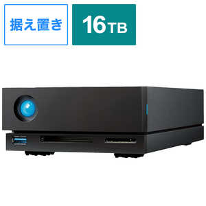 쥳 ELECOM LaCie 饷 դHDD USB-C³ (USB-A / DisplayPort / CFɥ꡼ / SDɥ꡼) 1big dock [16TB /֤] STHS16000800