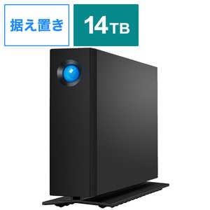 エレコム ELECOM 外付けHDD USB-C接続 d2 Professional(Win/Mac) ブラック [14TB /据え置き型] STHA14000800