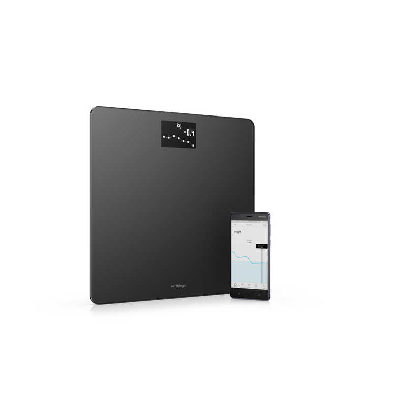 WITHINGS WITHINGS 体重計 Body ブラック WBS06-BLACK-ALL-JP WBS06-BLACK-ALL-JP