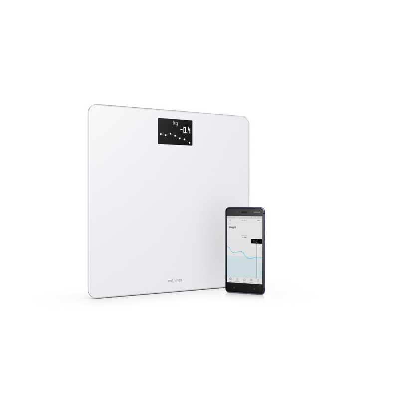WITHINGS WITHINGS スマート体重計(Wi-Fi/Bluetooth対応)｢Body｣ WBS06-WHITE-ALL-JP (ホワイト) WBS06-WHITE-ALL-JP (ホワイト)