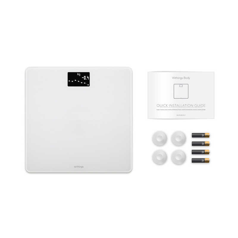 WITHINGS WITHINGS スマート体重計(Wi-Fi/Bluetooth対応)｢Body｣ WBS06-WHITE-ALL-JP (ホワイト) WBS06-WHITE-ALL-JP (ホワイト)