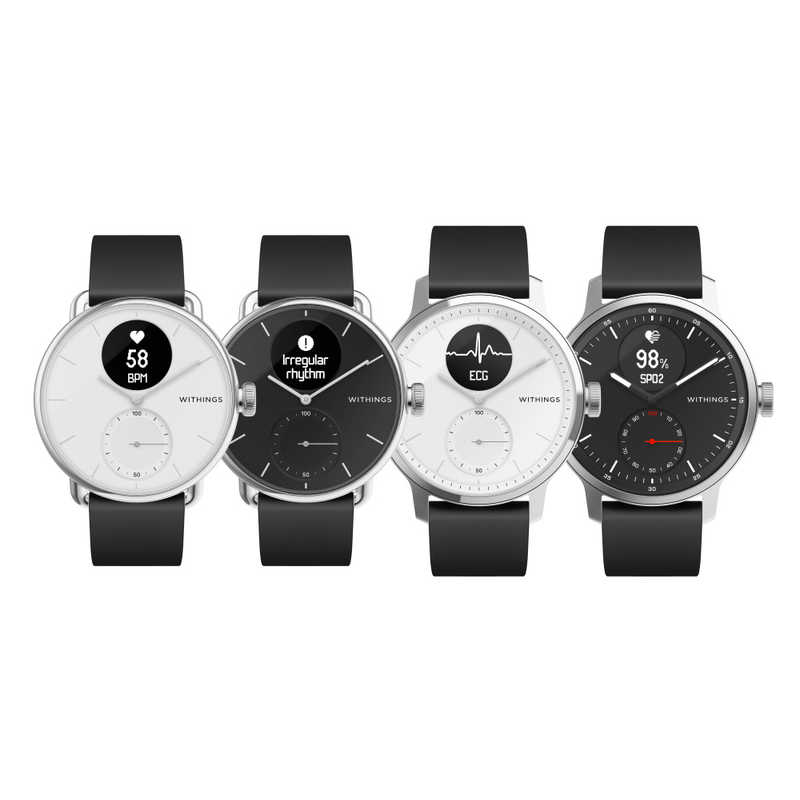 WITHINGS WITHINGS ScanWatch 42mm Black HWA09MODEL4ALLRO HWA09MODEL4ALLRO
