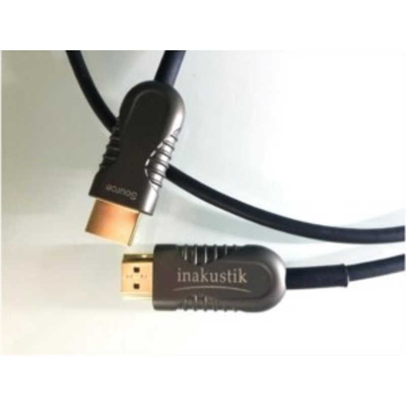 INAKUSUTIK INAKUSUTIK HDMIケーブル ブラック [5m /HDMI⇔HDMI /スタンダードタイプ /4K対応] HDMI2.0OPTICAL-FIBER-CABLE5M HDMI2.0OPTICAL-FIBER-CABLE5M