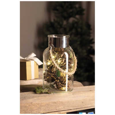 LEONARDO デコレーションキット＆LEDライト付き ハリケーンランプ LEONARDO デコレーションキット＆LEDライト付き ハリケーンランプ