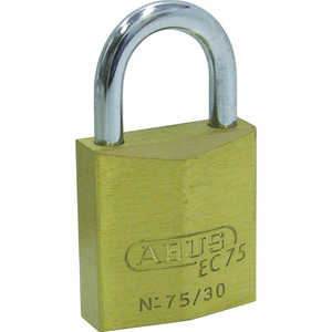 ABUS 真鍮南京錠 ディンプルシリンダー バラ番 EC75-30KD