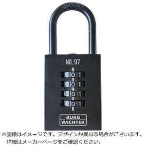 BURGWAECHTER ブルクヴェヒターダイヤル式南京錠ヌメロ9750SB 39541 BURGWAECHTER ブルクヴェヒターダイヤル式南京錠ヌメロ9750SB 39541