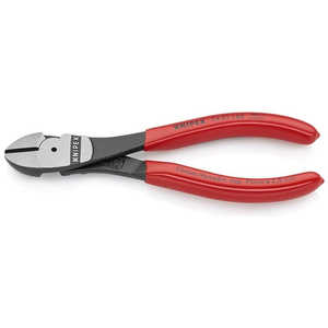 KNIPEX社 KNIPEX 強力型ニッパー プラスチックハンドル 160mm(SB店頭展示パッケージ仕様) 7401160SB