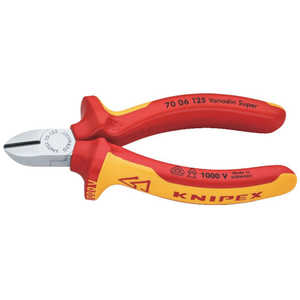 KNIPEX社 絶縁1000V電工ニッパｰ 125mm 7006125