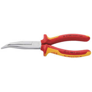 KNIPEX社 絶縁1000V先曲ロングラジオペンチ 200mm 2626200 KNIPEX社 絶縁1000V先曲ロングラジオペンチ 200mm 2626200
