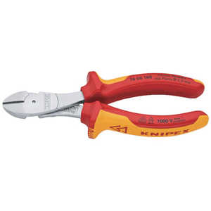 KNIPEX社 絶縁1000V強力型ニッパｰ 160mm 7406160