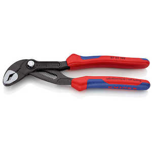 KNIPEX社 ウォーターポンププライヤー コブラ 180mm 8702180 KNIPEX社 ウォーターポンププライヤー コブラ 180mm 8702180