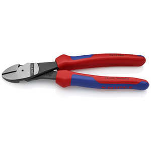KNIPEX社 強力型ニッパｰ 12°オフセット型 200mm 7422200