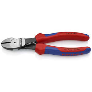 KNIPEX社 強力型ニッパｰ バネ付 180mm 7412180