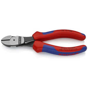 KNIPEX社 強力型ニッパｰ バネ付 160mm《※画像はイメージです。実際の商品とは異なります》 7412160