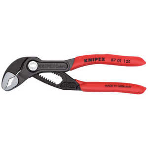 KNIPEX社 ミニウォーターポンププライヤー コブラ 125mm 8701125 KNIPEX社 ミニウォーターポンププライヤー コブラ 125mm 8701125