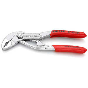 KNIPEX社 ウォーターポンププライヤー コブラ 125mm 8703125 KNIPEX社 ウォーターポンププライヤー コブラ 125mm 8703125