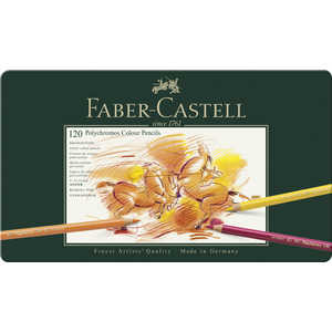 ファーバーカステル Castell ポリ黒モス色鉛筆セット 110011