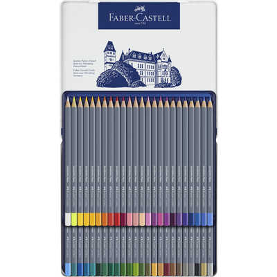 Faber-Castell Goldfaber Aqua 48色水彩色鉛筆 ファーバーカステル ゴールドファーバーアクア水彩色鉛筆セット 48色