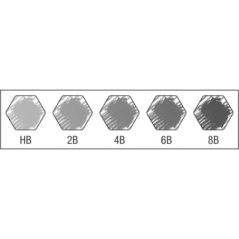 ファーバーカステル ファーバーカステル 5硬度セット(HB､2B､4B､6B､8B)カステル9000 119305 119305